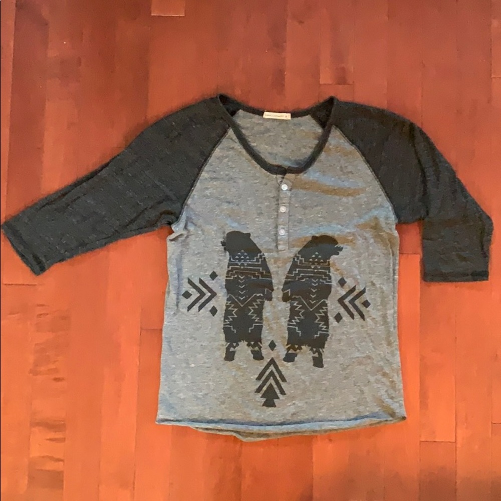 3/4 length sleeve baseball t-shirt